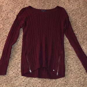 American eagle maroon sweater brand new